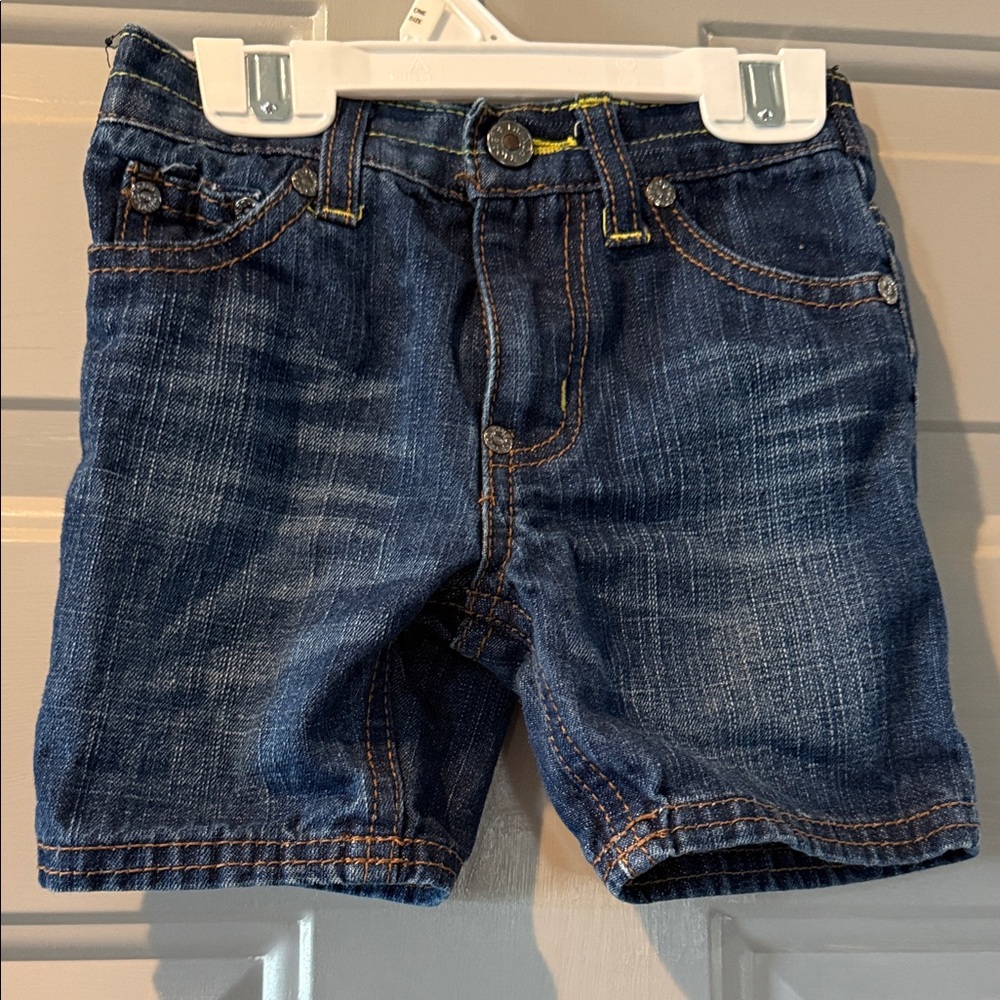 French Toast Kids Dark Blue Denim Shorts